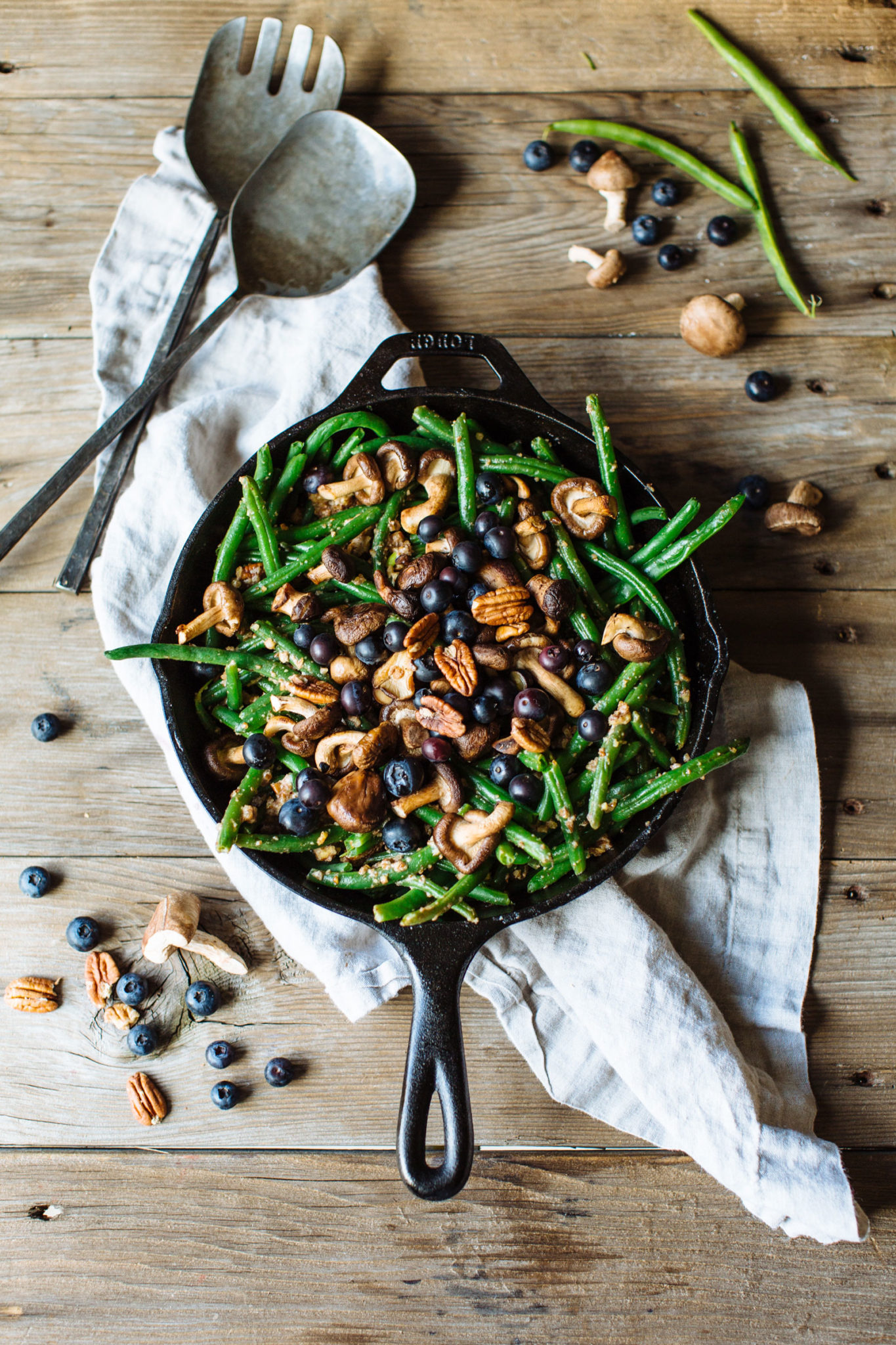 Shiitake & Blueberry Green Beans - California Giant Berry Farms