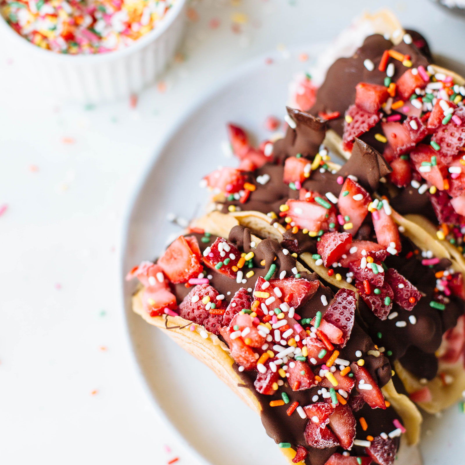 Strawberry Choco Tacos