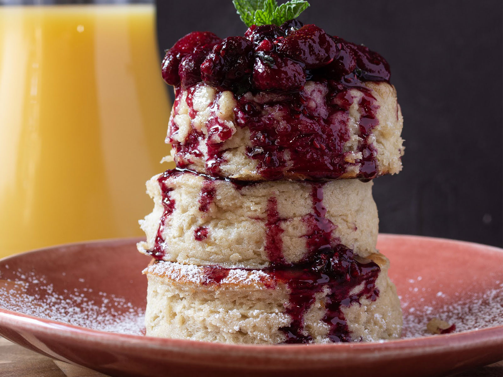 Gluten-Free Japanese Pancakes with Mixed Berry Compote - California Giant  Berry Farms