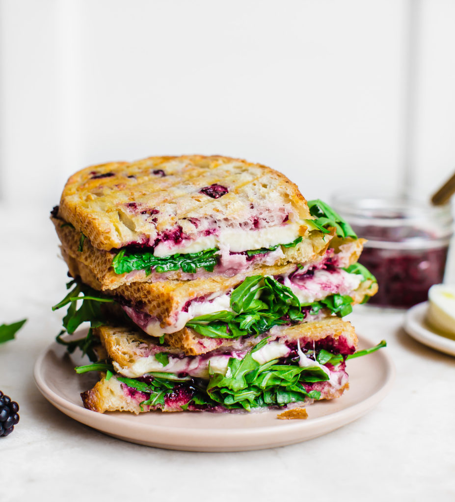 Mozzarella, Blackberry Jam, and Arugula Sourdough Panini - California Giant  Berry Farms