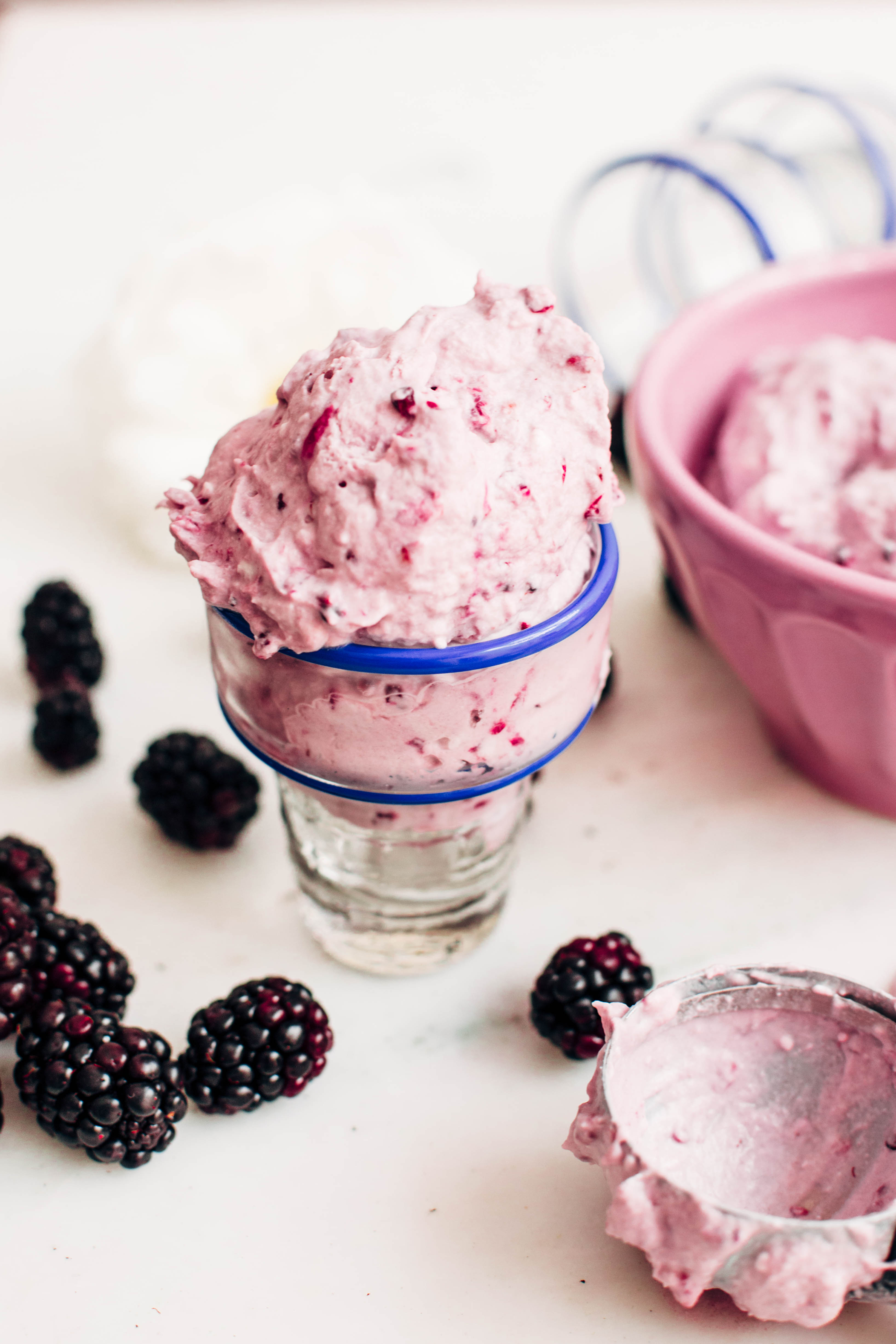 Blackberry Ice Cream California Giant Berry Farms