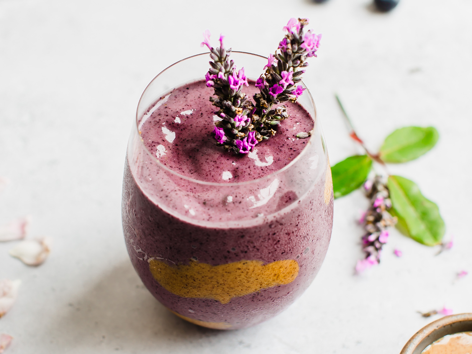 Lavender Almond Butter Blueberry Summer Smoothie - California Giant ...