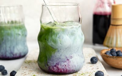 Iced Blueberry Matcha Latte-1