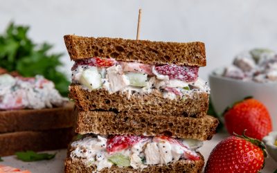 strawberry chicken salad recipe-2